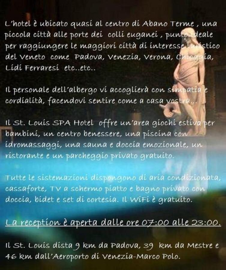 St. Louis Hotel Abano Terme Ngoại thất bức ảnh